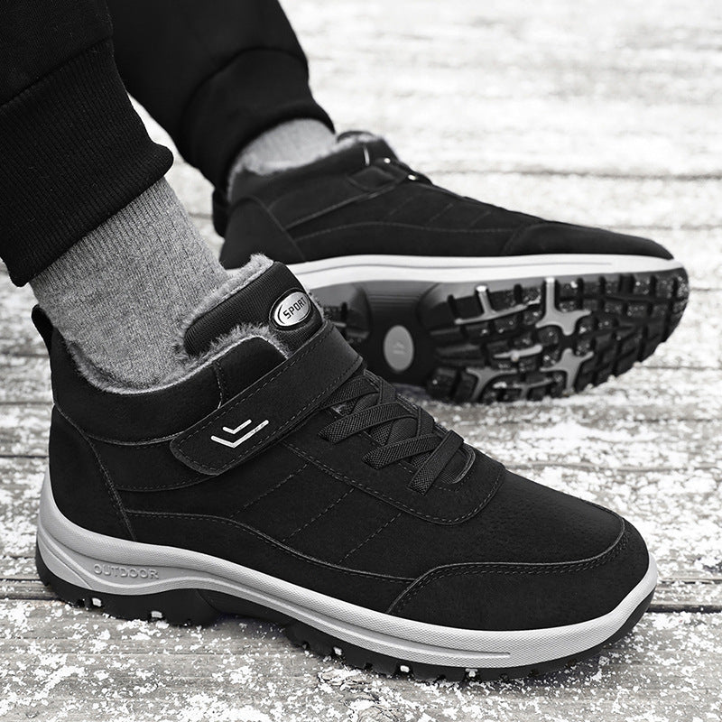 High-Top Fleece-Lined Snow Boots | Sizes 36-46