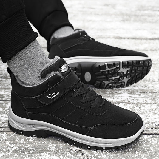 High-Top Fleece-Lined Snow Boots | Sizes 36-46
