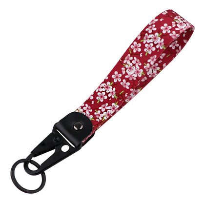 Cherry Blossom Leather & Metal Keychain | 15 Designs | JP Collections