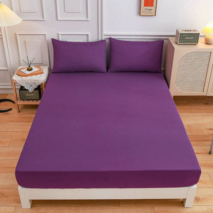 Polyester Fitted Sheet & Pillowcase | 15 Colours