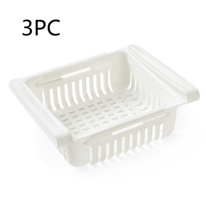 Stretchable Fridge Storage Basket Organiser