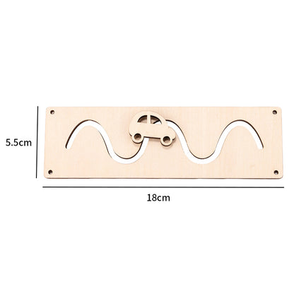 Montessori Wooden Busy Board Toy – Educational Activity Board, Ages 4–6