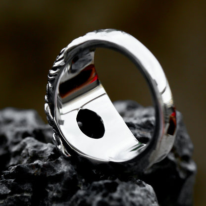 Men's Titanium Steel Polished Ring – Clean Minimalist Statement Band US Sizes 7–13