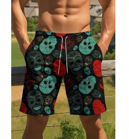 Men's Casual Printed Leisure Shorts