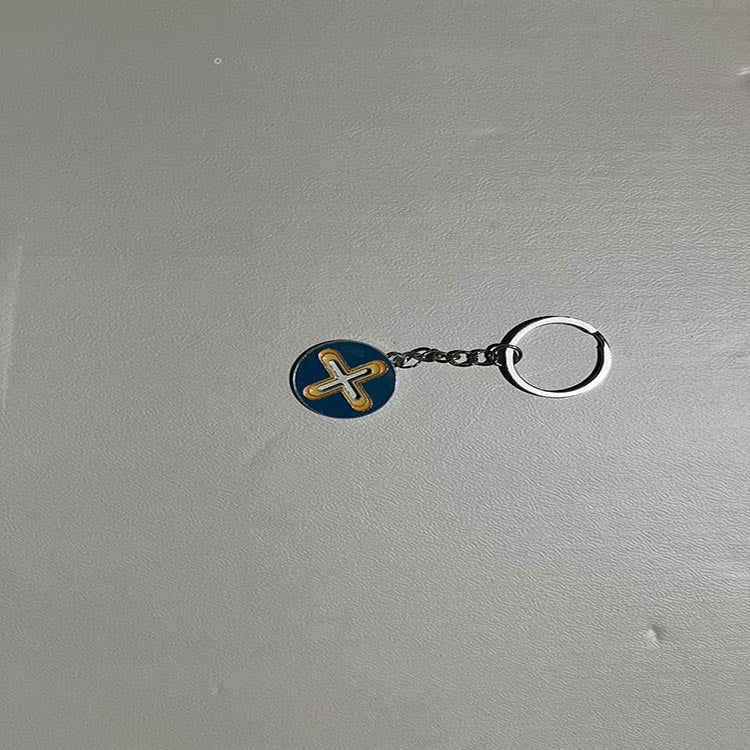 Colourful Zinc Alloy Pendant Keychain | Fashion Keyring