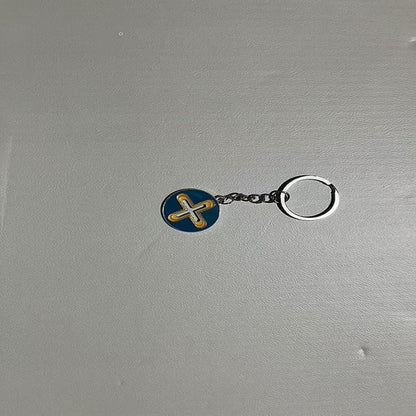 Colourful Zinc Alloy Pendant Keychain | Fashion Keyring