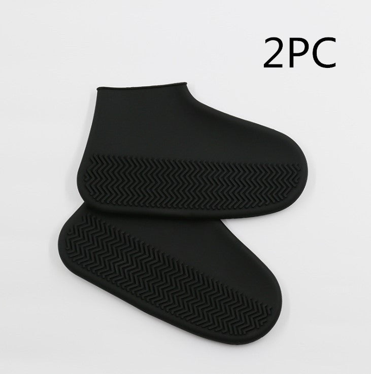 Silicone Waterproof Shoe Covers – Heeled Overshoes, Unisex
