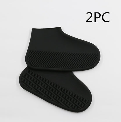 Silicone Waterproof Shoe Covers – Heeled Overshoes, Unisex