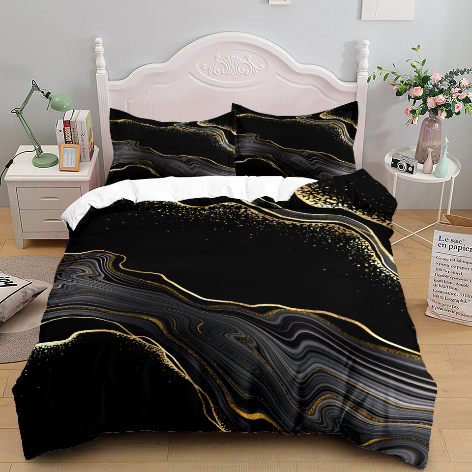 European Landscape Print Bedding Set | Multiple Sizes & Designs
