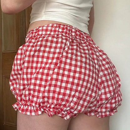 Women's Pocket Button Casual Home Shorts