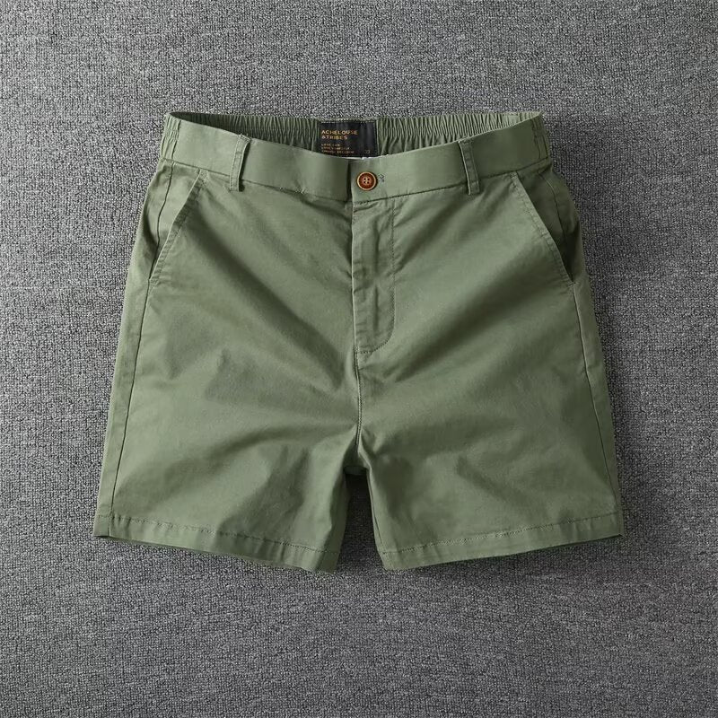 Men's Slim Fit Cotton Cargo Shorts