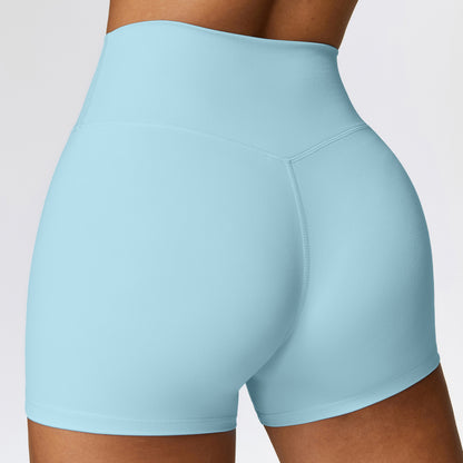 Women's High Waist Brushed Yoga Shorts | Tummy Control | 5 Colours