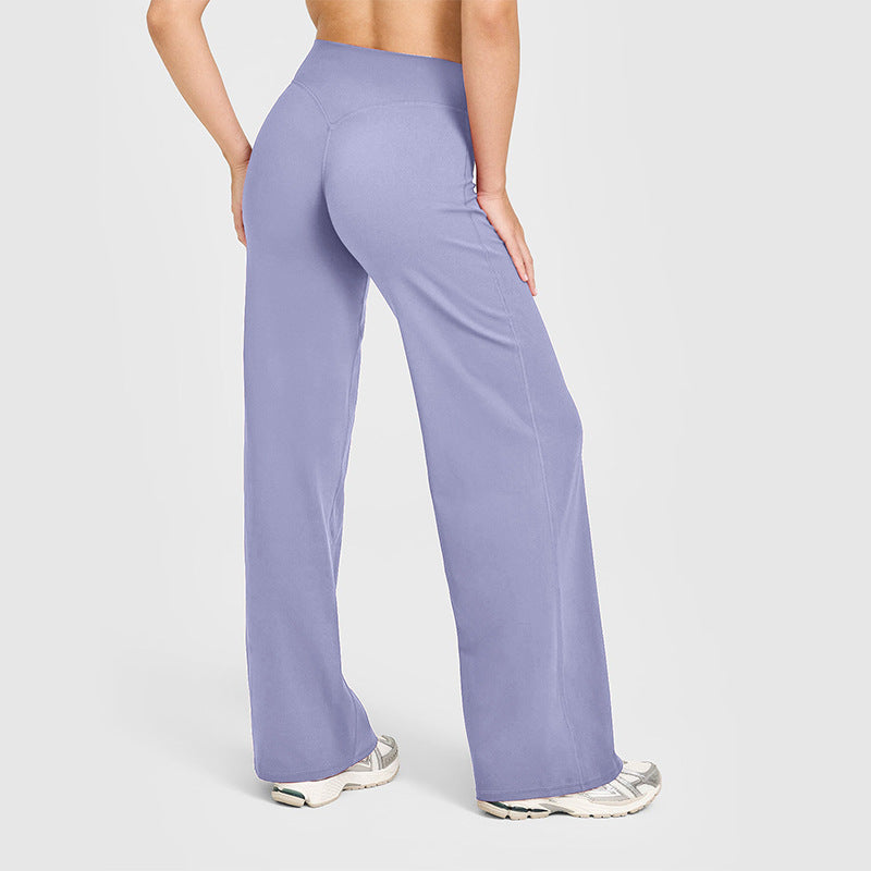 Women's High-Waist Straight-Leg Yoga Pants | Lengthened | 12 Colours