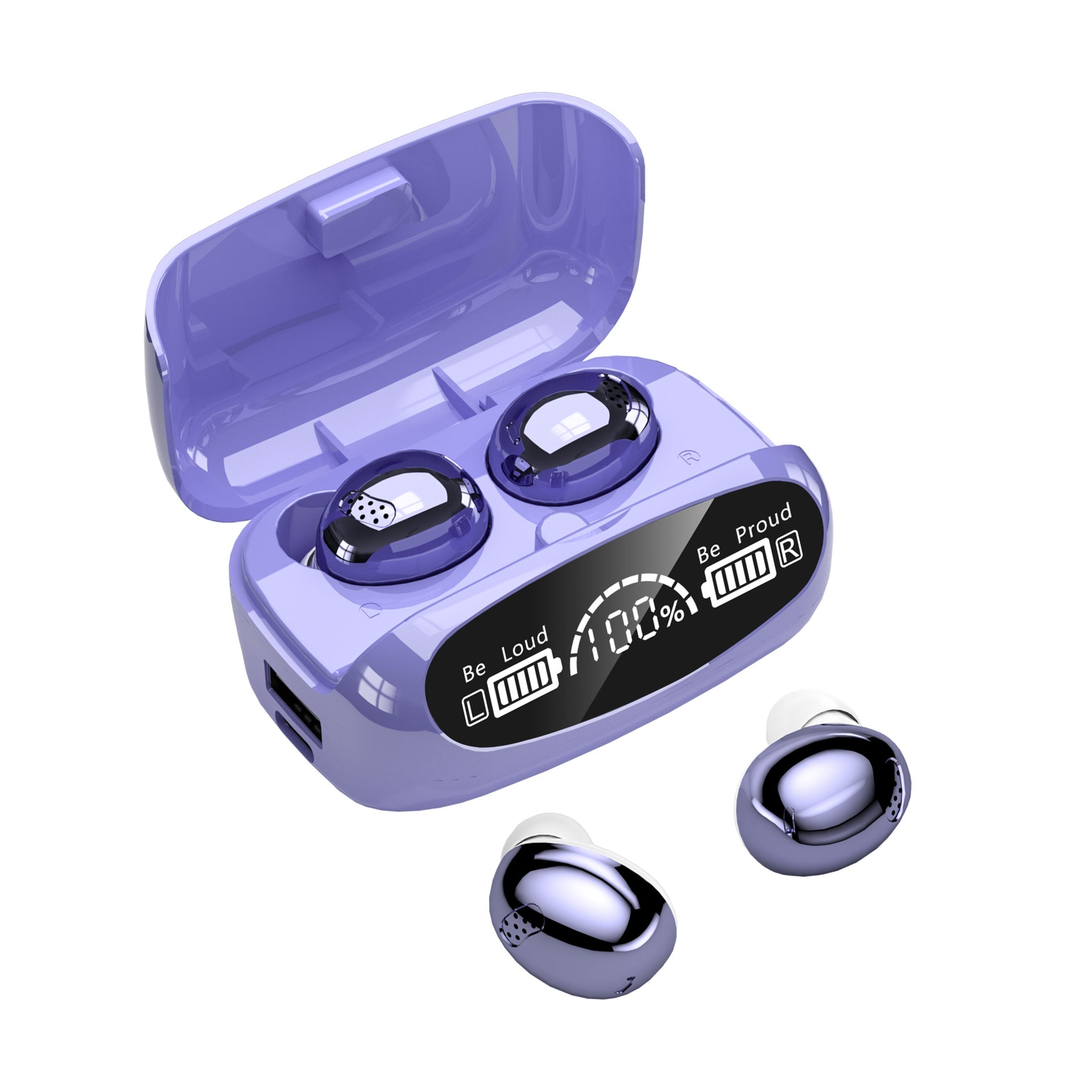 Wireless Bluetooth Earbuds with Mic & Touch Control