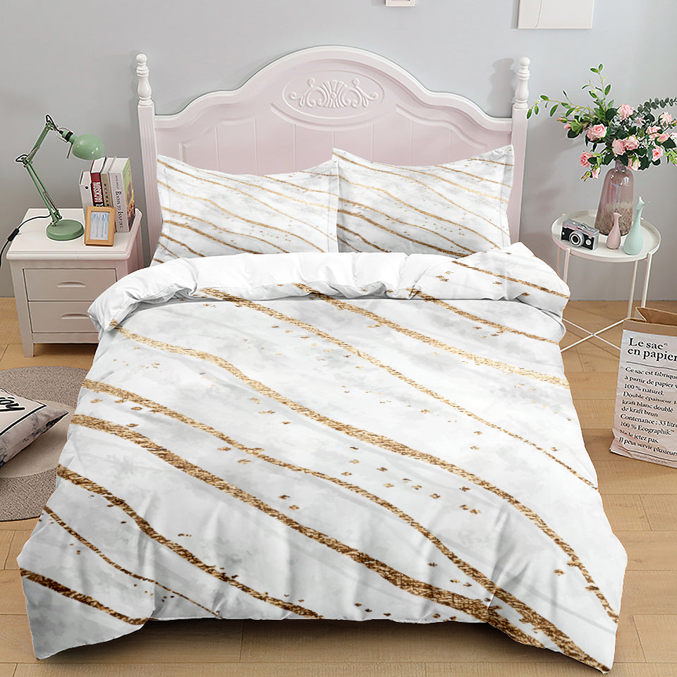 European Landscape Print Bedding Set | Multiple Sizes & Designs