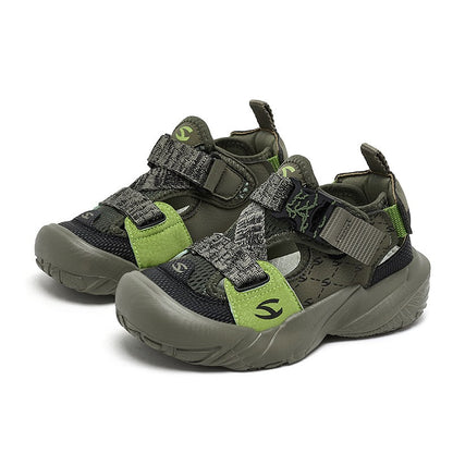 Boys' Breathable Mesh Sandals – Lightweight Velcro Kids Shoes