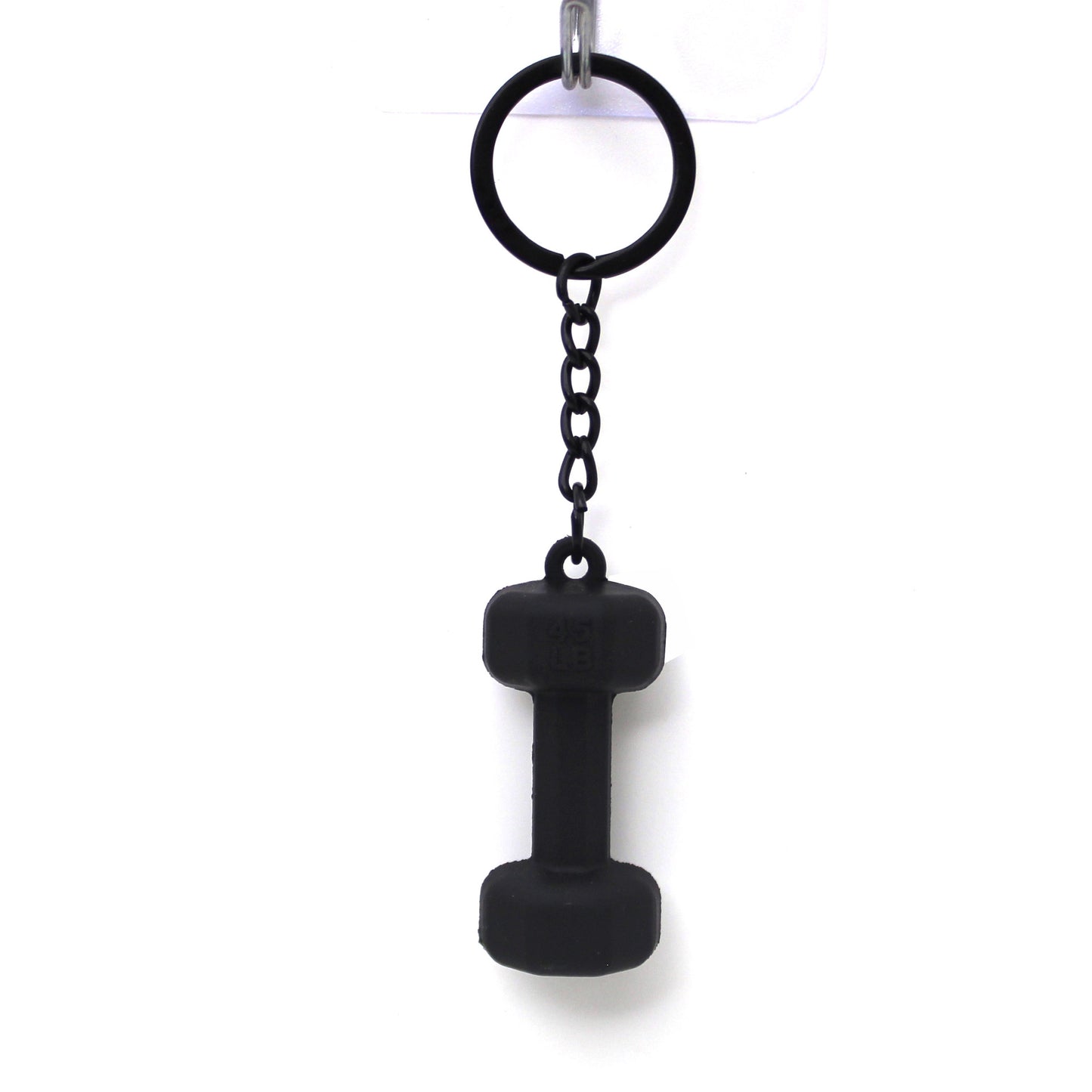 Rubber Dumbbell Keychain | Novelty Gym Charm | 10 Colours