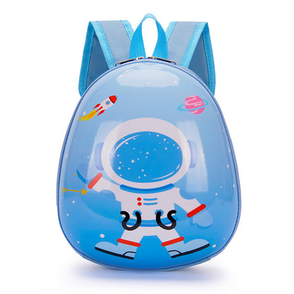 Kids' Cartoon Character Shell Backpack – Lightweight Oxford Bag for Ages 3–6