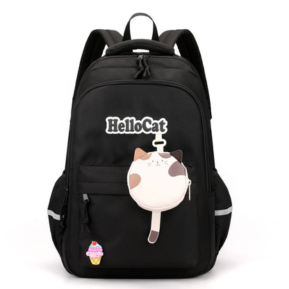 Waterproof Nylon School Backpack for Boys & Girls – 5 Colours