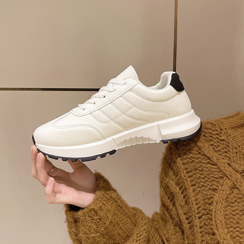 Women's Casual Lace-Up Platform Shoes | Height Increasing | EU 35-41