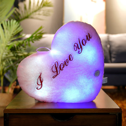 Glow-in-the-Dark Star Plush Pillow | LED Light Up | Gift