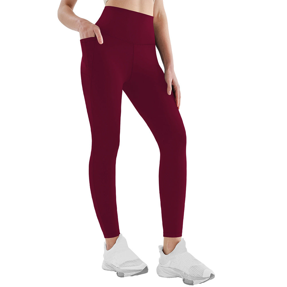 Women's High-Waist Yoga Leggings | Side Pockets | 11 Colours | S-2XL