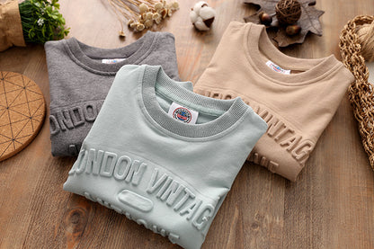 Kids Cotton Batwing Sleeve Pullover Sweater | Casual Jumper