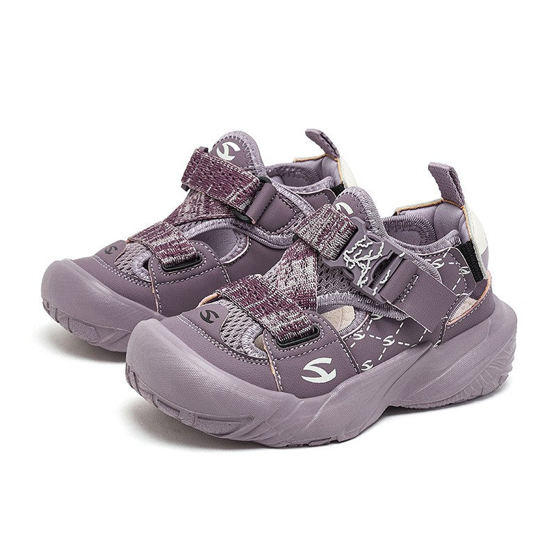 Boys' Breathable Mesh Sandals – Lightweight Velcro Kids Shoes