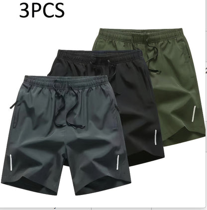 Men's Cargo Shorts Multi-Pack | Polyester Drawstring with Belt XXS-3XL