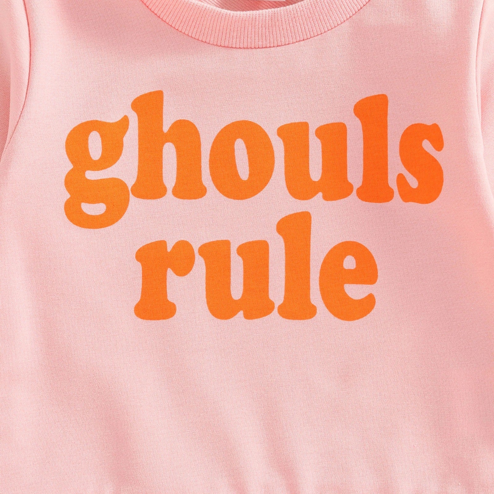 Children's Letter Print Cotton Pullover Sweater | Kids Casual Top