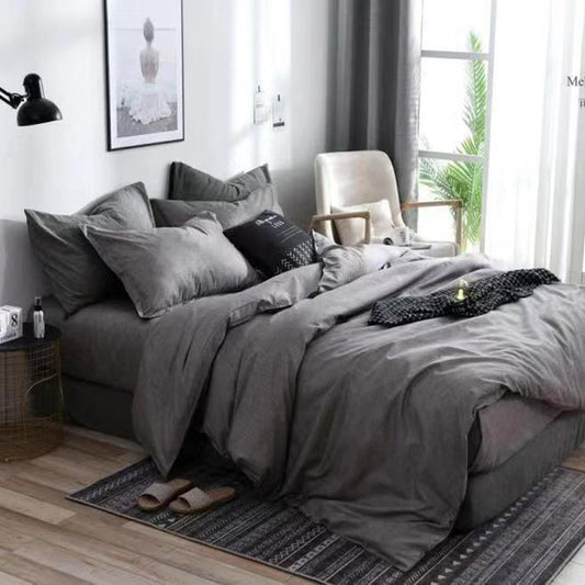 Ramie Geometric Duvet Cover Set | 3 Piece | 10 Sizes
