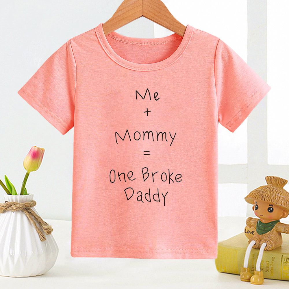 Kids Cartoon Print Modal Short Sleeve T-Shirt – Street Style