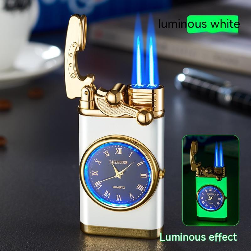2-in-1 Watch Lighter with Butane Torch Flame