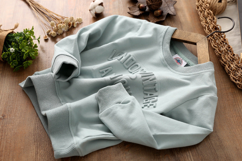 Kids Cotton Batwing Sleeve Pullover Sweater | Casual Jumper