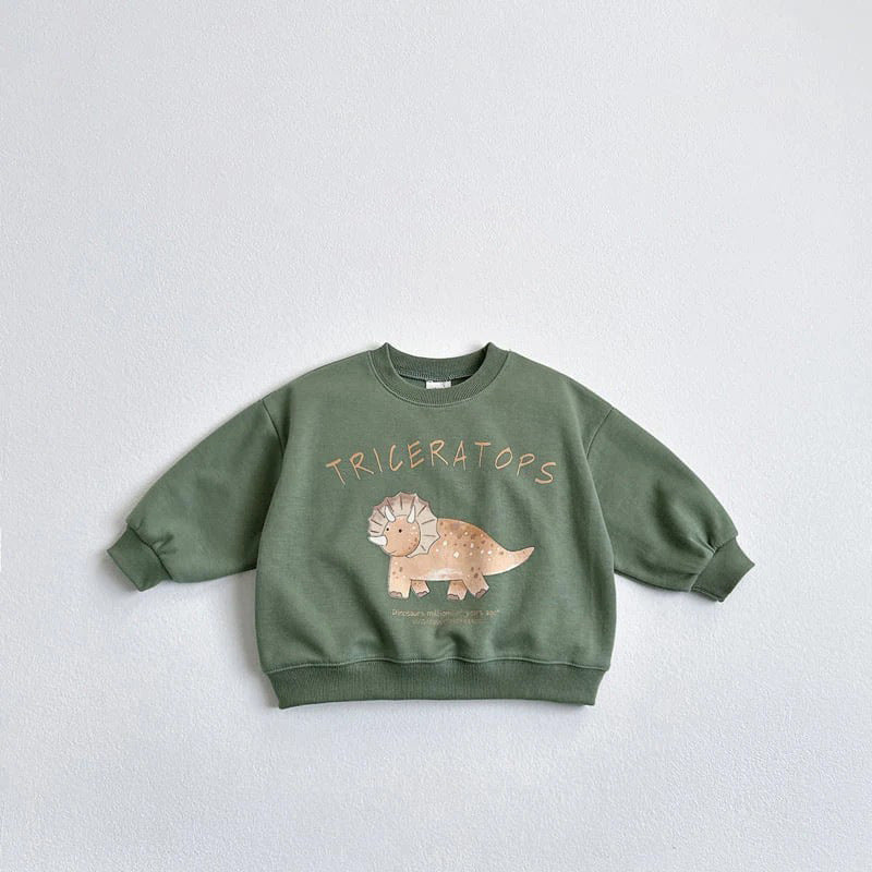 Children's Cartoon Dinosaur Sweatshirt | Boys & Girls Top