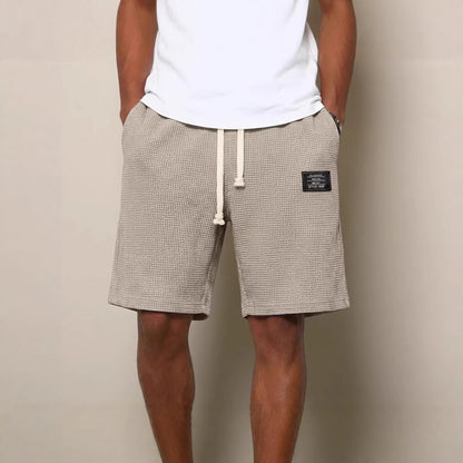 Men's Polyester Casual Sports Shorts | Relaxed Fit Solid Colour S-5XL