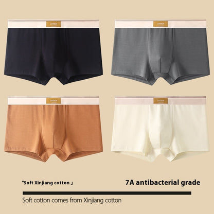 Men's Pure Cotton Mid-Rise Boxer Shorts