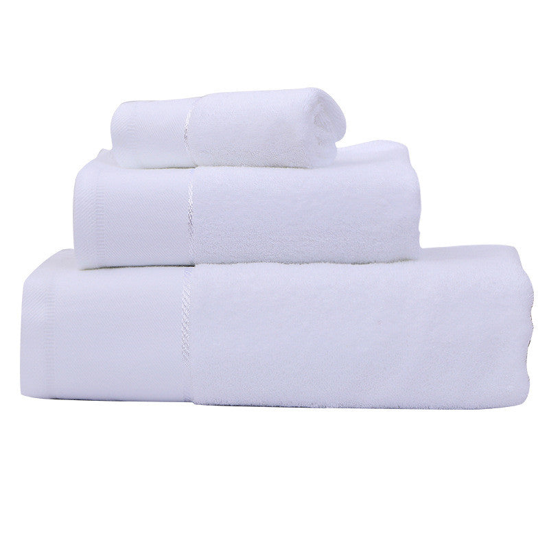 Cotton Hotel Towel Gift Set | 3-Piece Bath, Face & Square Towel Bundle