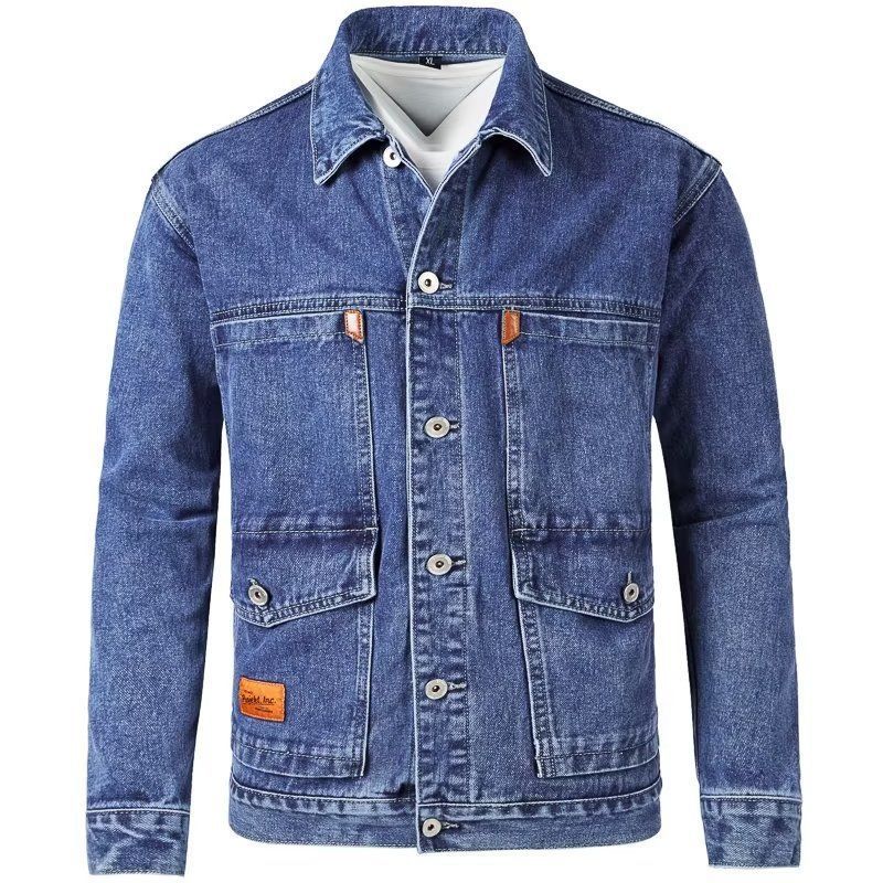 Men's Slim-Fit Denim Jacket | Cotton-Lined Casual Outerwear M–4XL