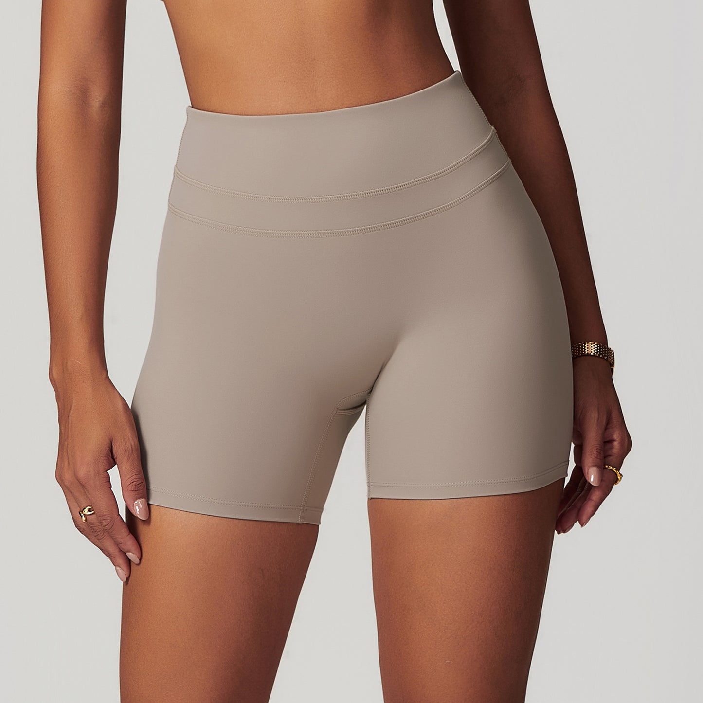 Women's Brushed Nylon Yoga Shorts | Cloud Sense | 5 Colours