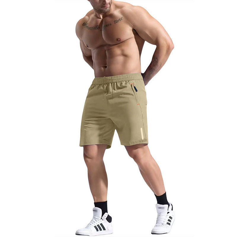 Men's Bamboo Blend Elastic Waist Sports Shorts