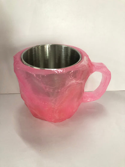400ml Mineral Crystal-Effect Resin Coffee Mug