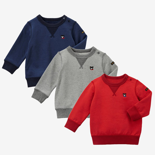 Children's Cotton Animal Print Round Neck Sweatshirt