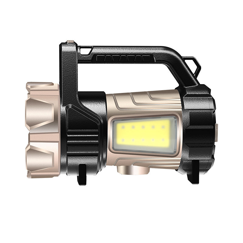 High-Power Portable Searchlight – OSRAM LED COB Auxiliary Light Battery Display & Power Bank