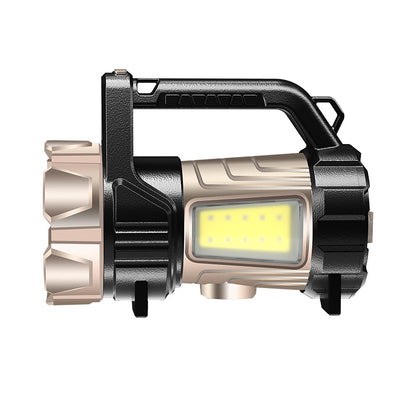 High-Power Portable Searchlight – OSRAM LED COB Auxiliary Light Battery Display & Power Bank
