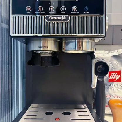 Sleek Black Coffee Machine – Barista-Quality Home Coffee Maker
