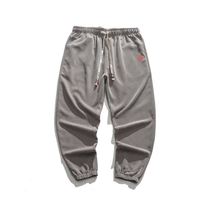 Men's Embroidered Harem Trousers | Relaxed Fit M-5XL