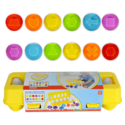 Montessori Egg Shape Matching Toy - Educational Sorting Game for Kids