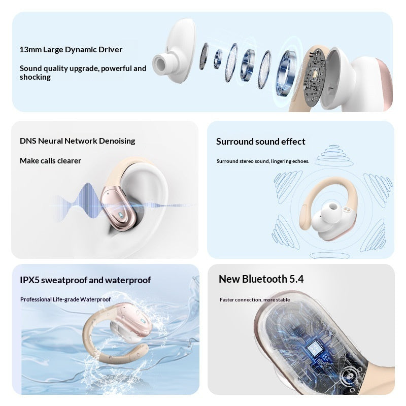 Wireless Bluetooth Earphones | Noise Cancellation & Digital Display