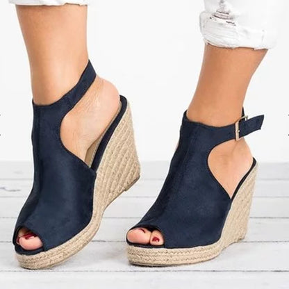 Women's Peep Toe Wedge Heel Sandals | EU 35–43